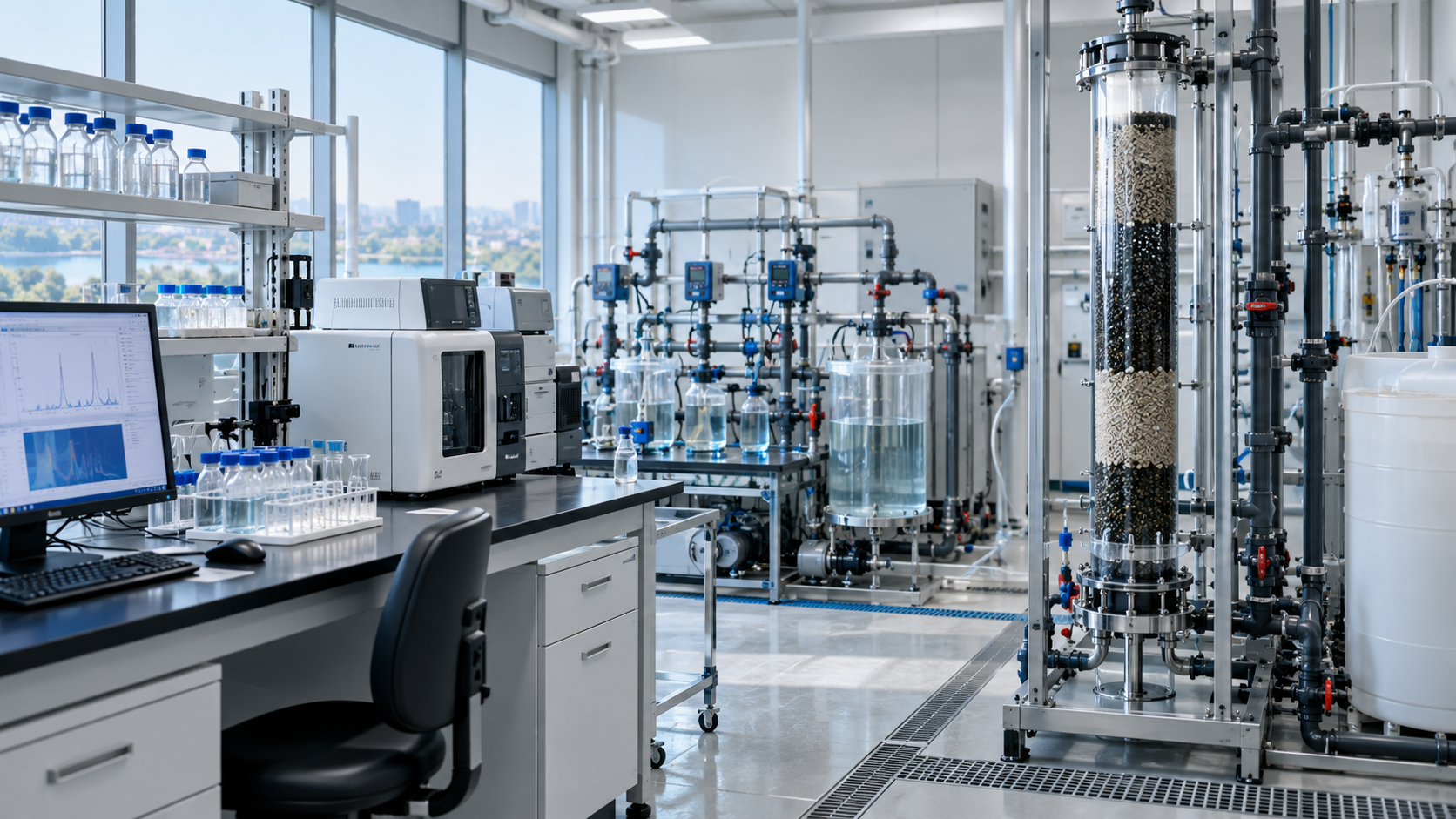 Advanced water-treatment research facility
