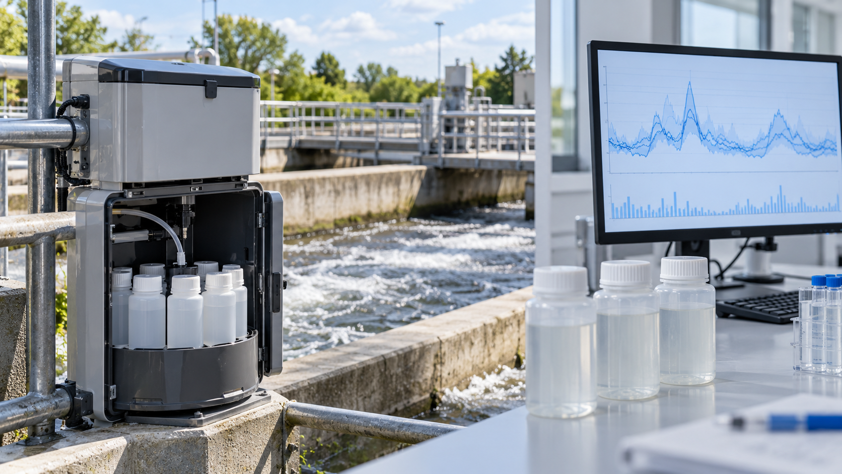Wastewater sampling and monitoring equipment