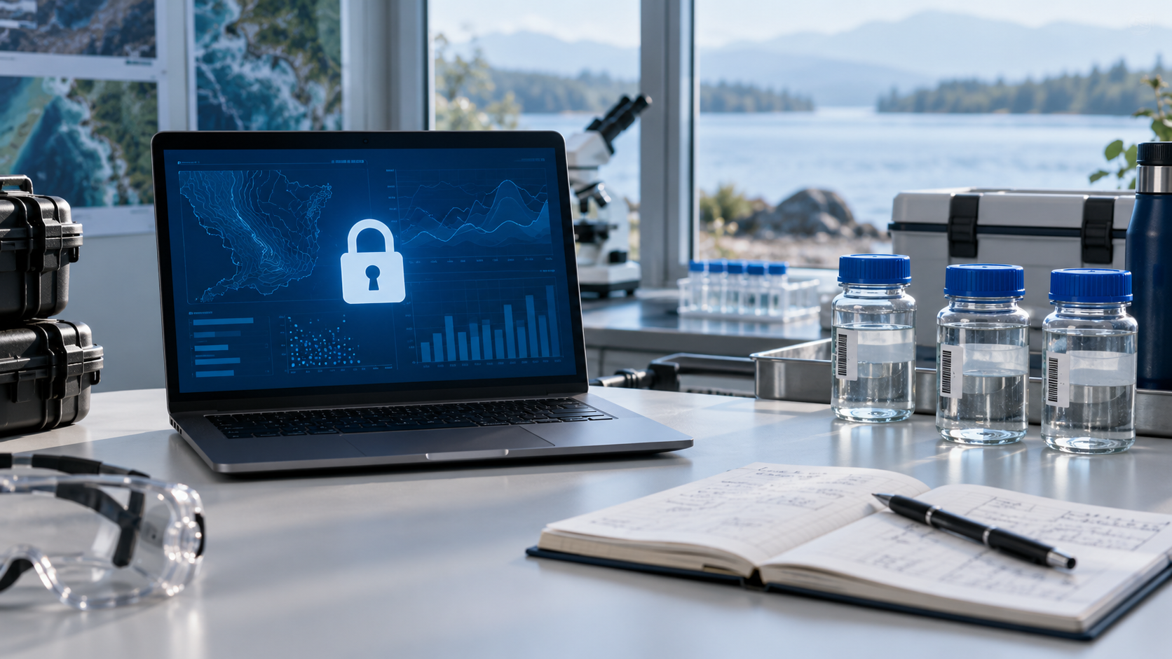 Secure environmental research data